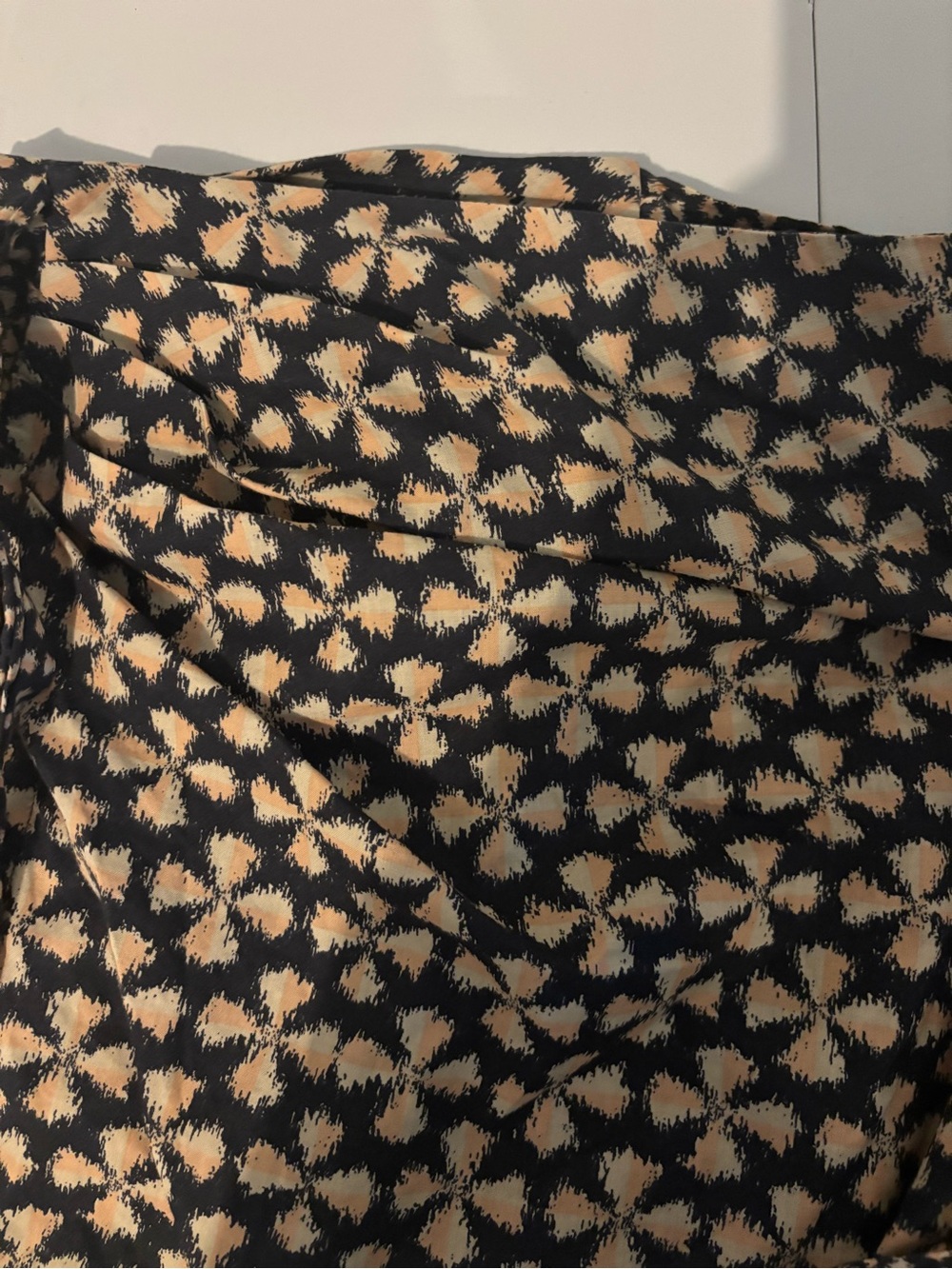 ba&sh Black and Beige Floral-Tonal Print Wrap Skirt Womens Size S, ba&sh size 1 - Picture 9 of 11